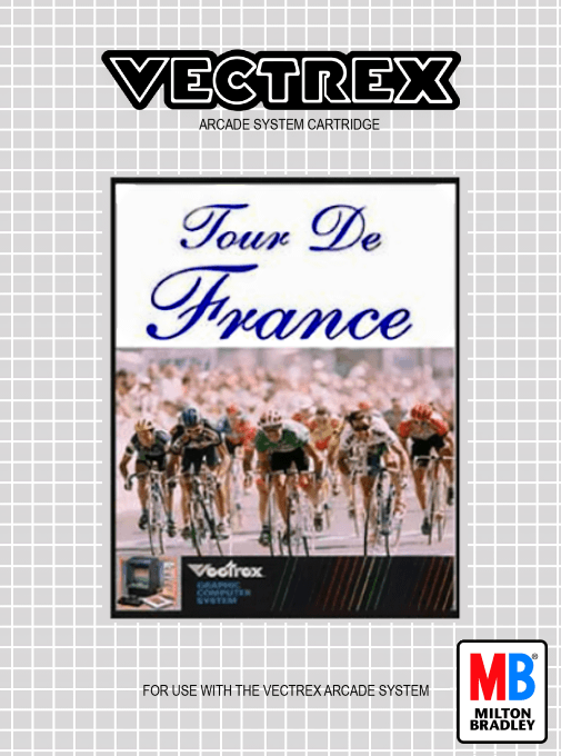 Tour De France box art for Vectrex